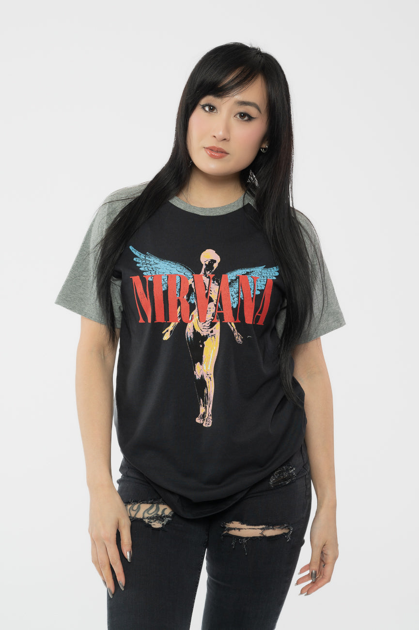 Nirvana In Utero Angelic Raglan T Shirt product image 1