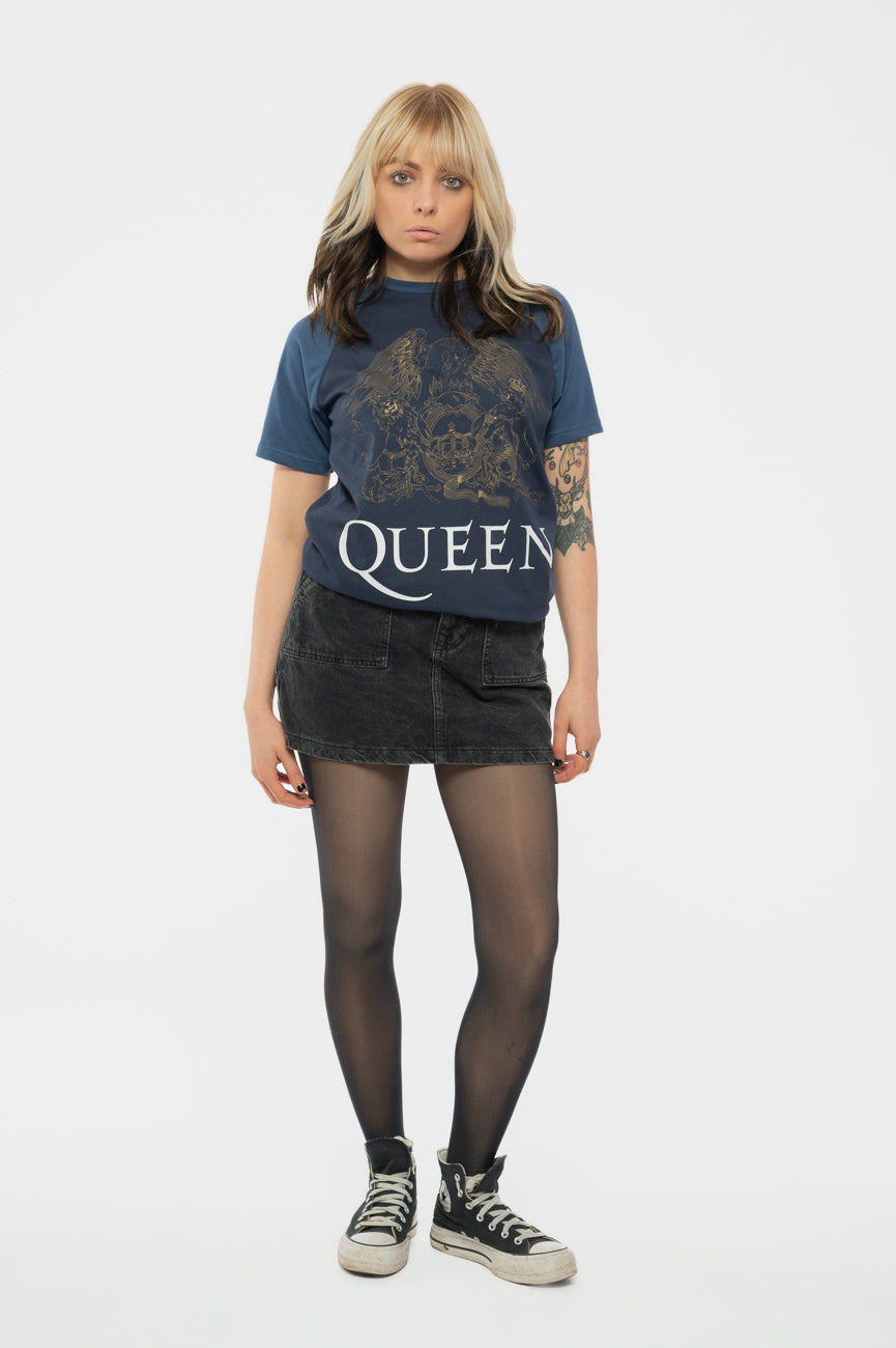 Queen Classic Crest Raglan T Shirt product image 2