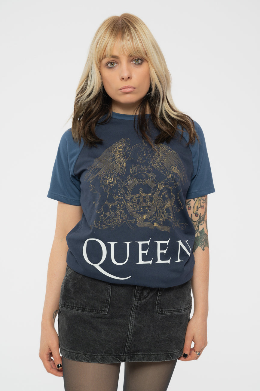 Queen Classic Crest Raglan T Shirt product image 1