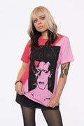 David Bowie Aladdin Sane Dye Wash T Shirt product image 1