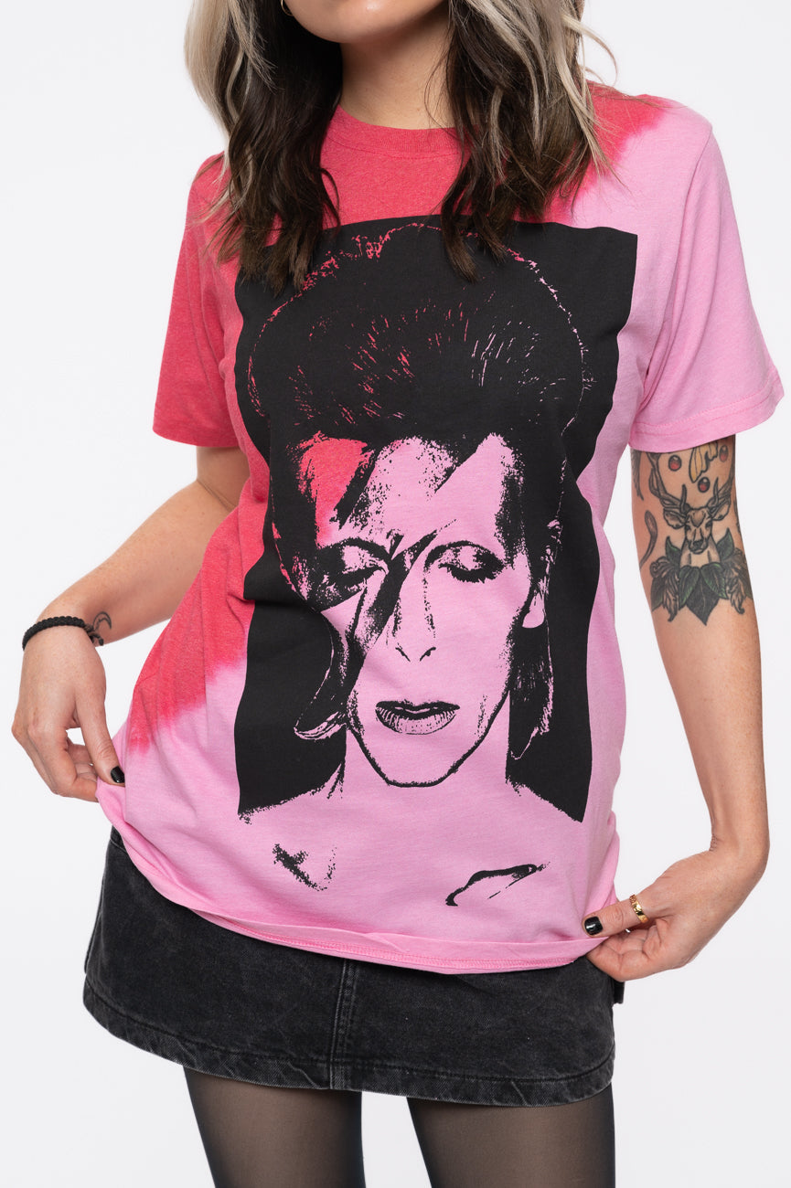 David Bowie Aladdin Sane Dye Wash T Shirt product image 3