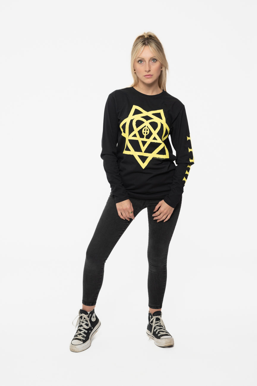 HIM Heartagram Band Logo Long Sleeve T Shirt product image 2