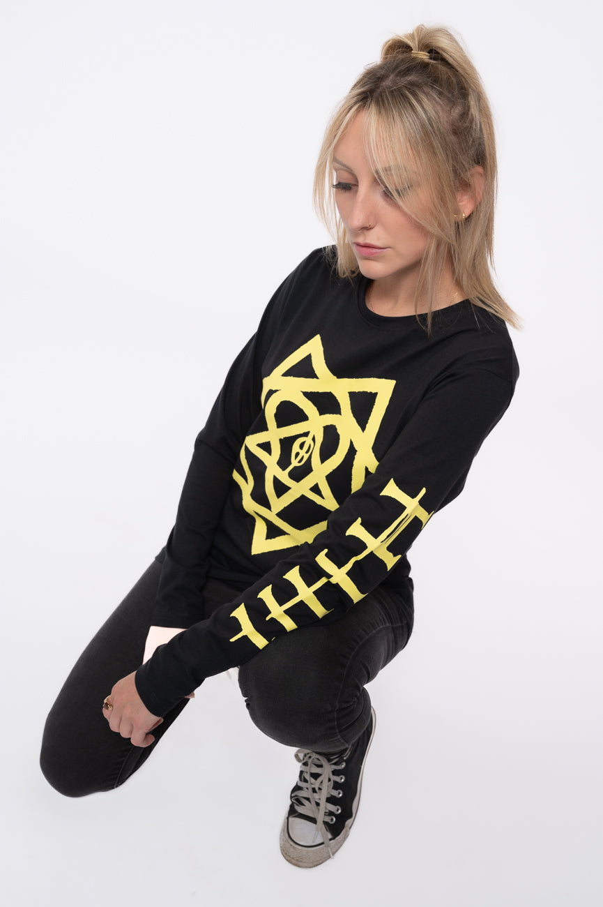 HIM Heartagram Band Logo Long Sleeve T Shirt product image 5