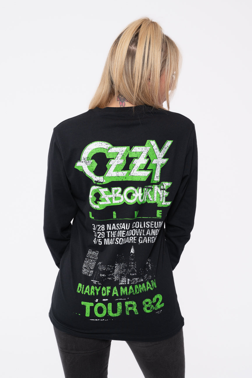 Ozzy Osbourne Madman Loose In NY Long Sleeve T Shirt product image 4