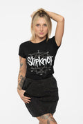 Slipknot Diamante Pentagram Skinny T Shirt product image 1