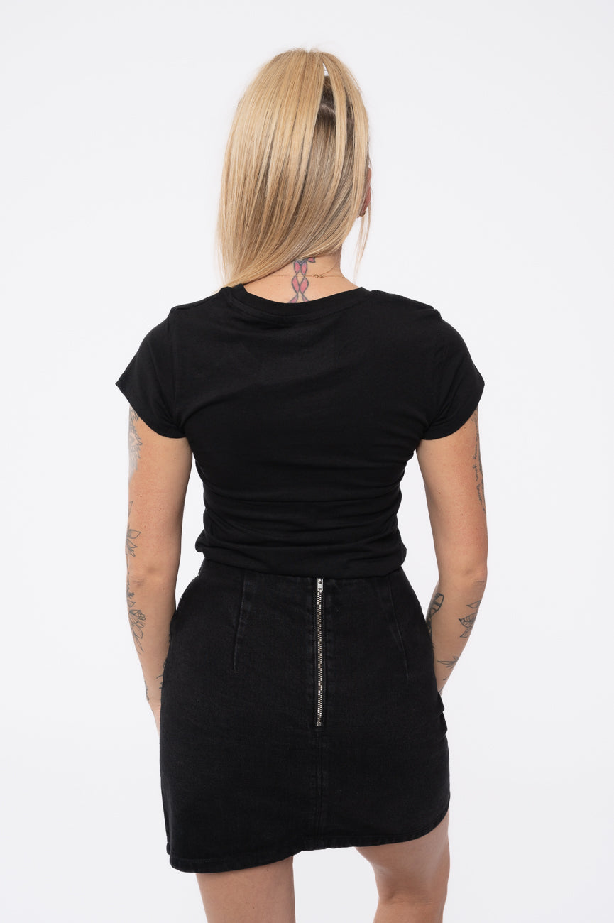 Slipknot Diamante Pentagram Skinny T Shirt product image 4