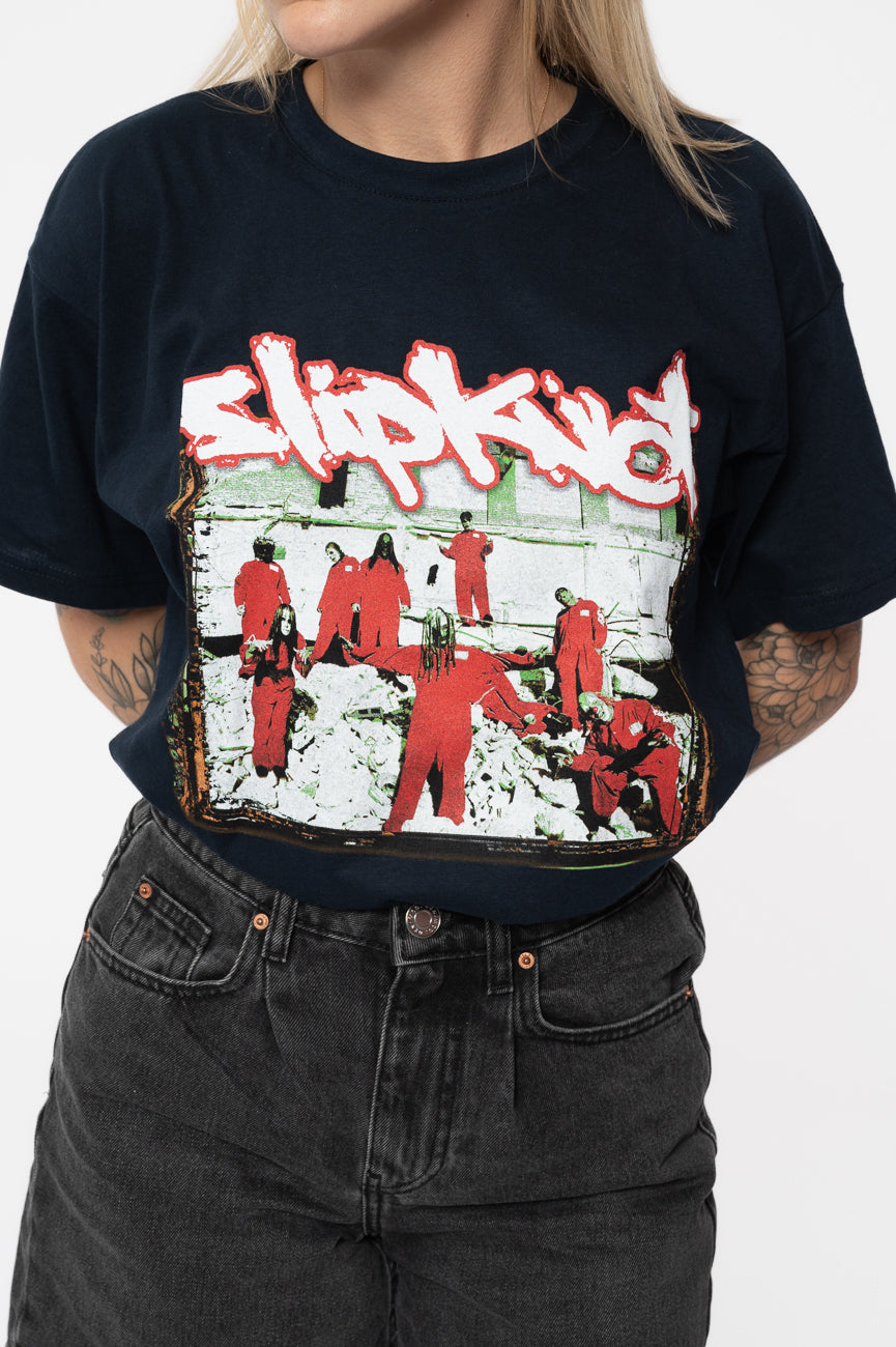 Slipknot 20th Anniversary Red Jump Suits T Shirt product image 3