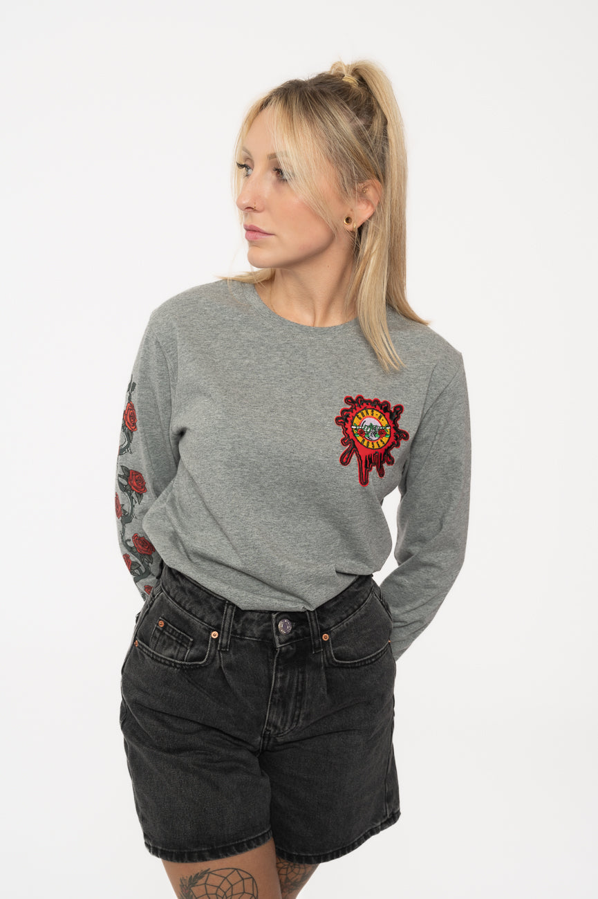 Guns N' Roses Splatter Seal Long Sleeve T Shirt product image 1