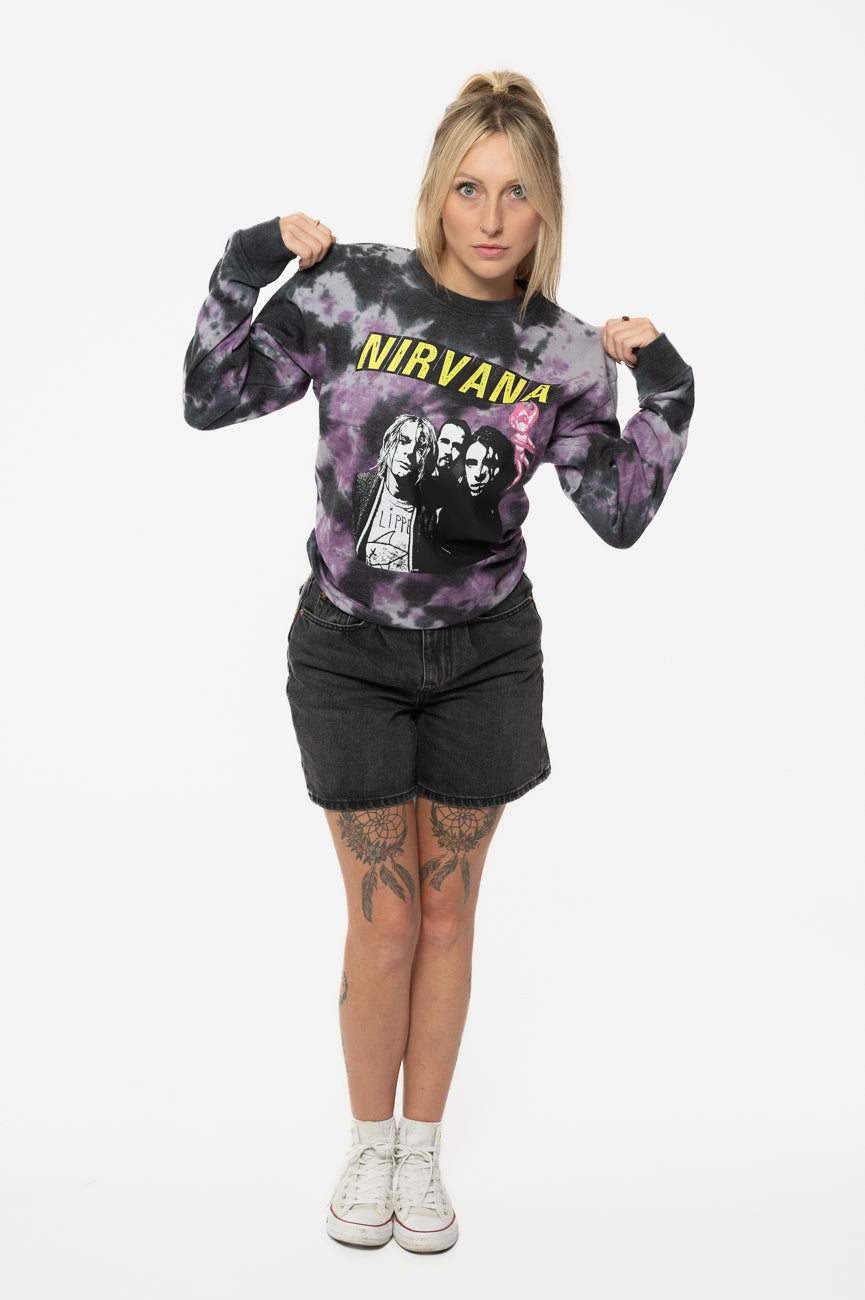 Nirvana Flipper Dip Dye Sweatshirt product image 5