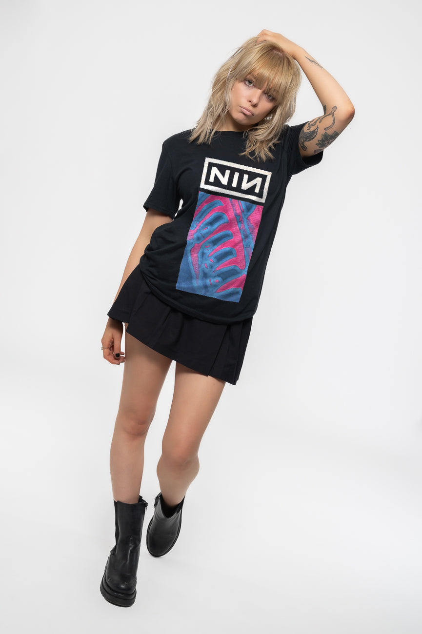 Nine Inch Nails Pretty Hate Machine Neon T Shirt product image 5