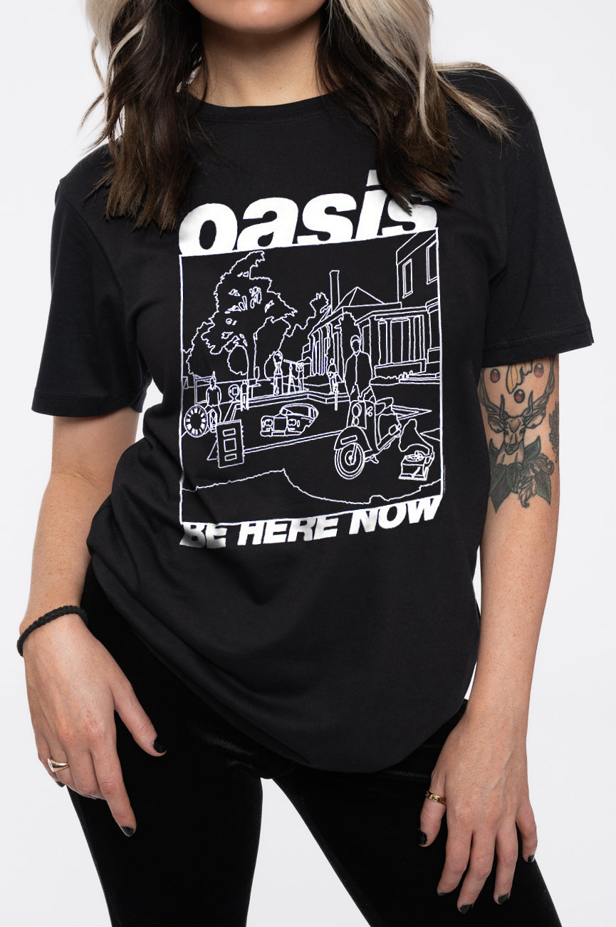 Oasis Be Here Now Line Drawing T Shirt product image 3