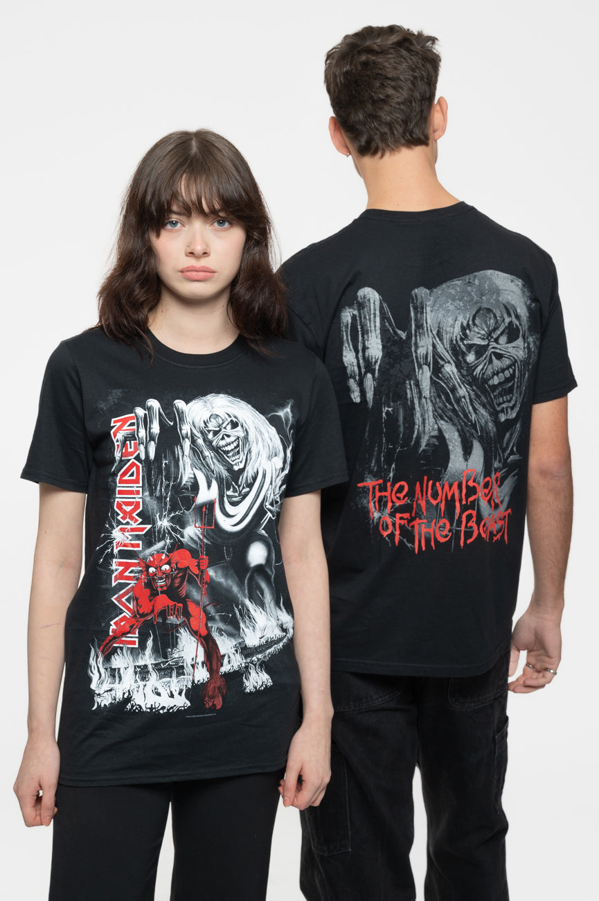 Iron Maiden Number of the Beast Jumbo T Shirt product image 5