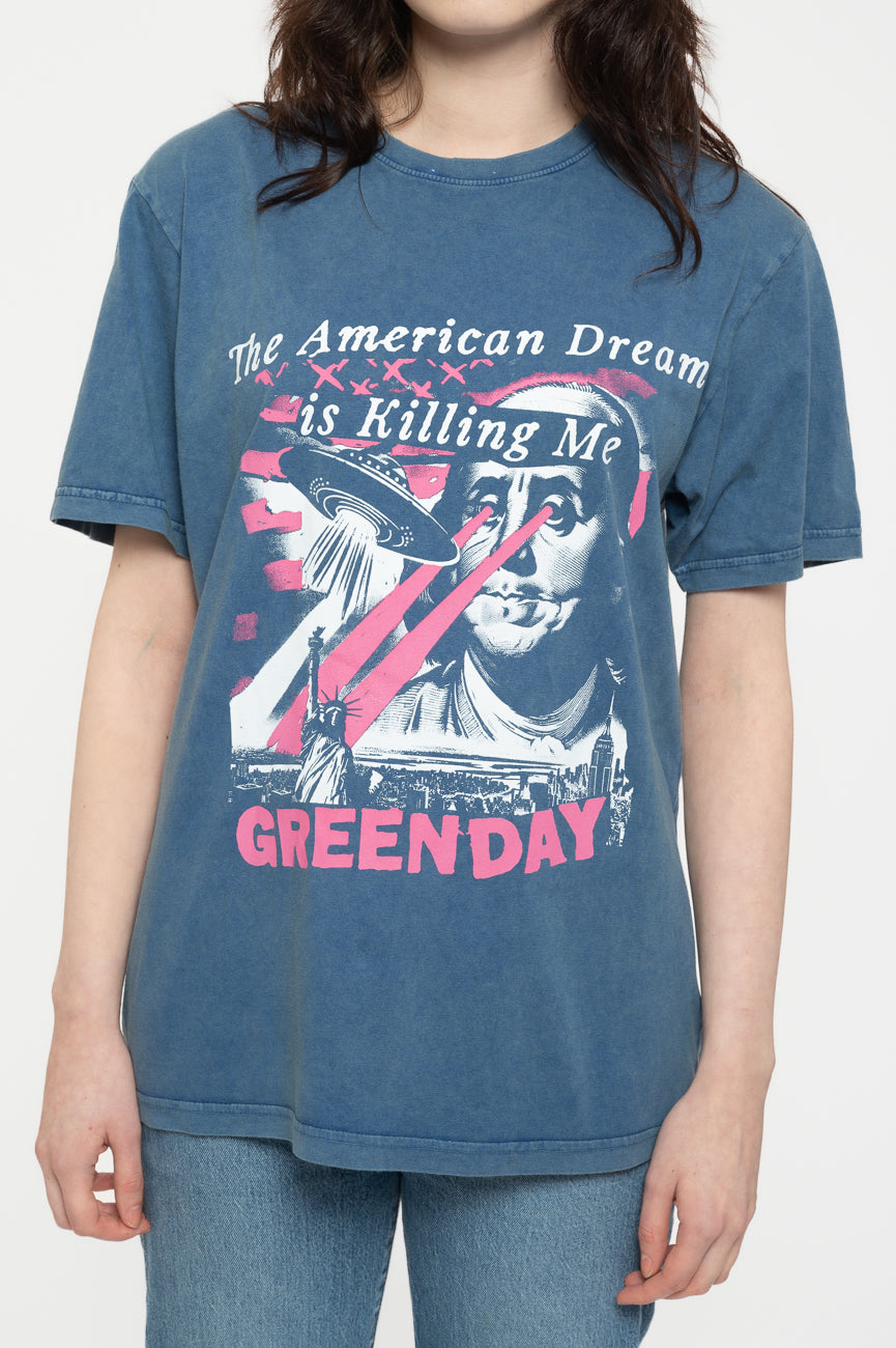 Green Day American Dream Stone Wash T Shirt product image 3