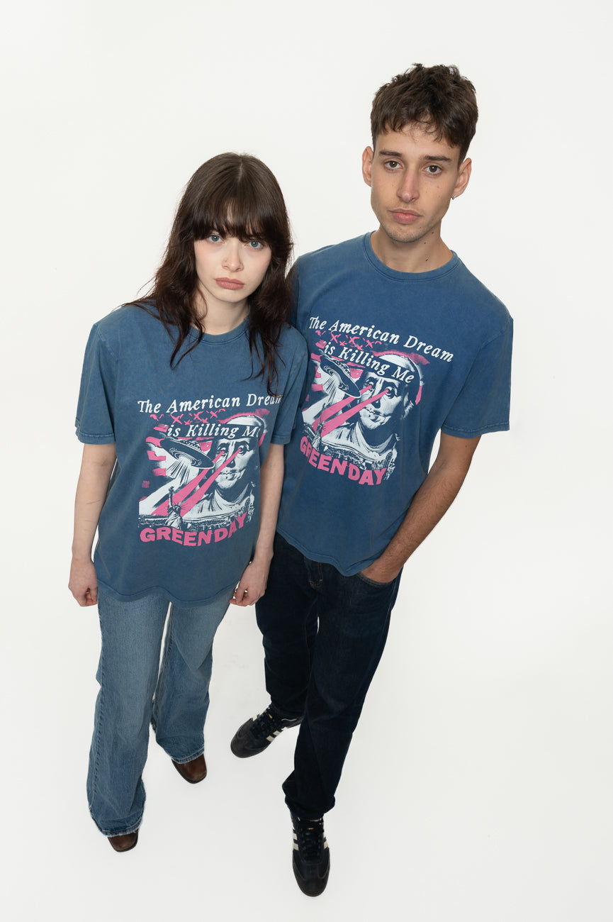 Green Day American Dream Stone Wash T Shirt product image 5