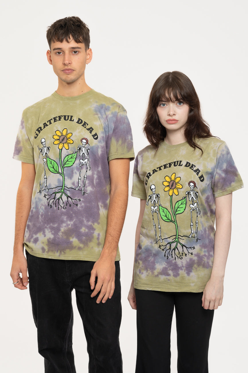 Grateful Dead Keep It Green Dye Wash T Shirt product image 1