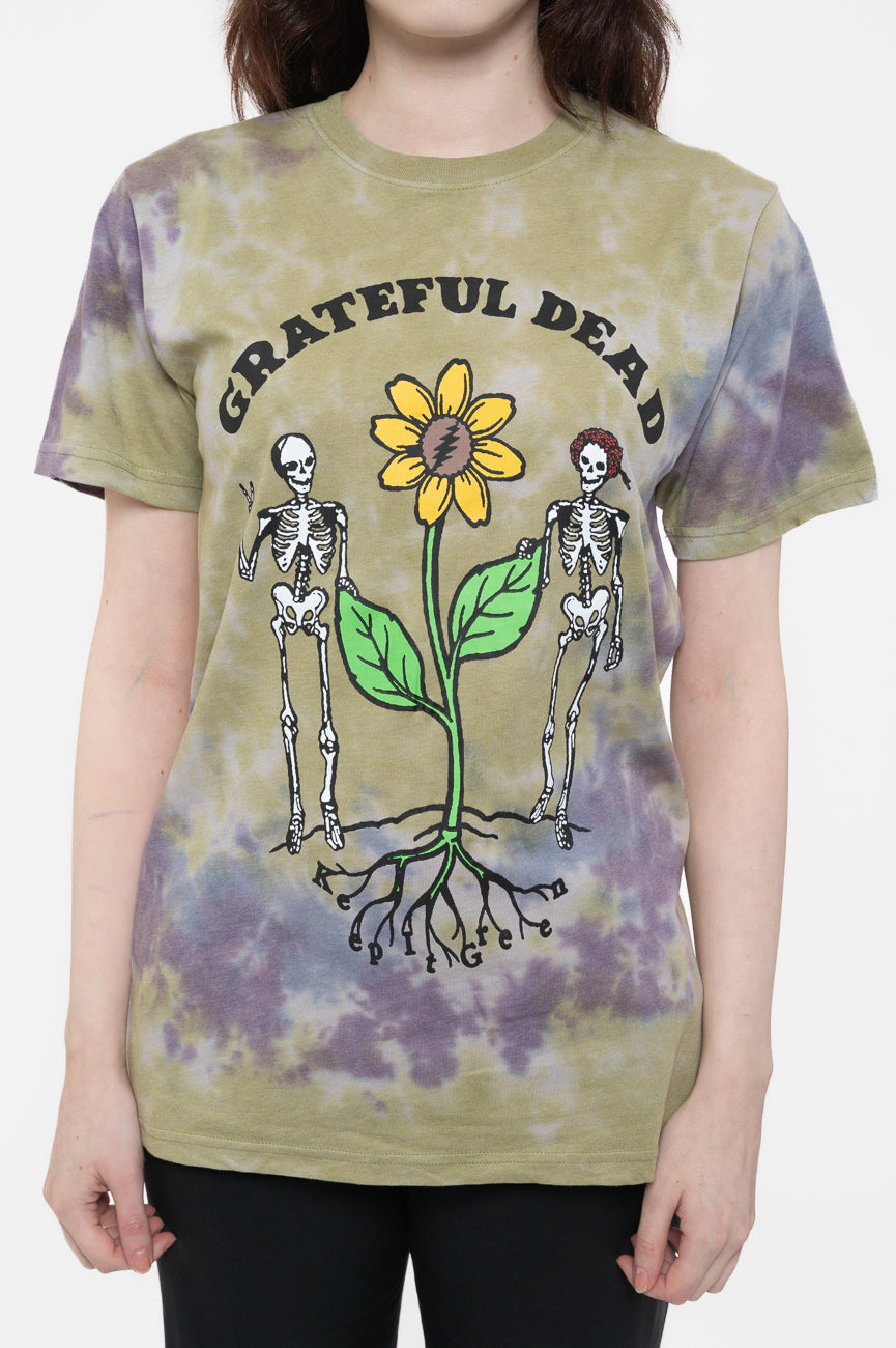 Grateful Dead Keep It Green Dye Wash T Shirt product image 3