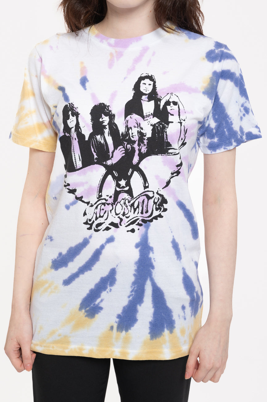 Aerosmith Photo Wings Tie Dye T Shirt product image 3
