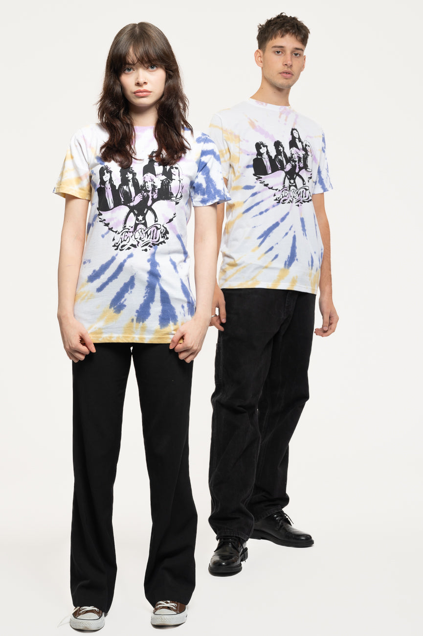 Aerosmith Photo Wings Tie Dye T Shirt product image 5