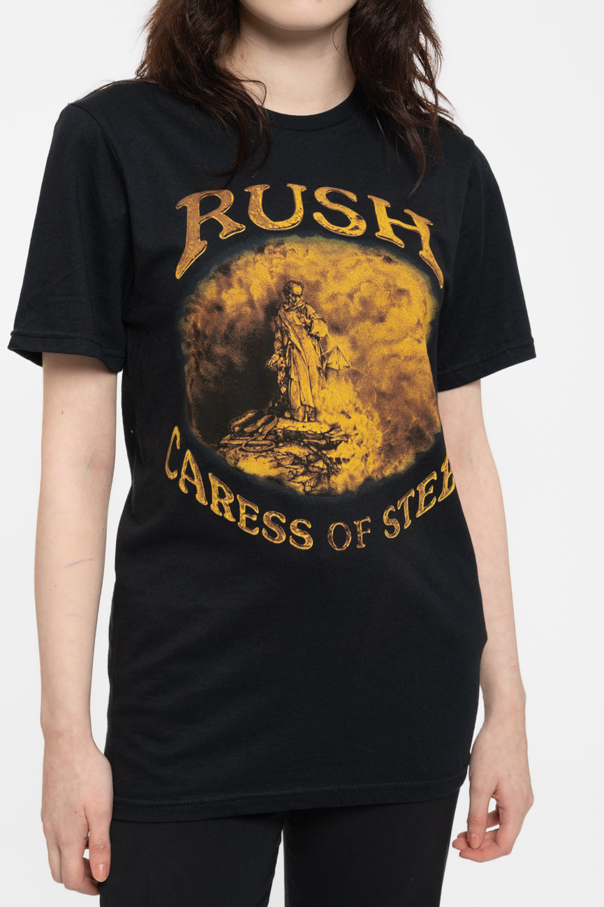 Rush Caress Of Steel Track List T Shirt product image 3