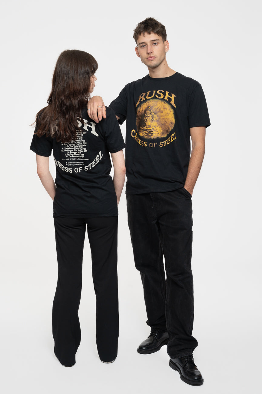 Rush Caress Of Steel Track List T Shirt product image 5
