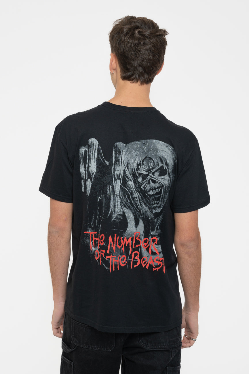 Iron Maiden Number of the Beast Jumbo T Shirt product image 4
