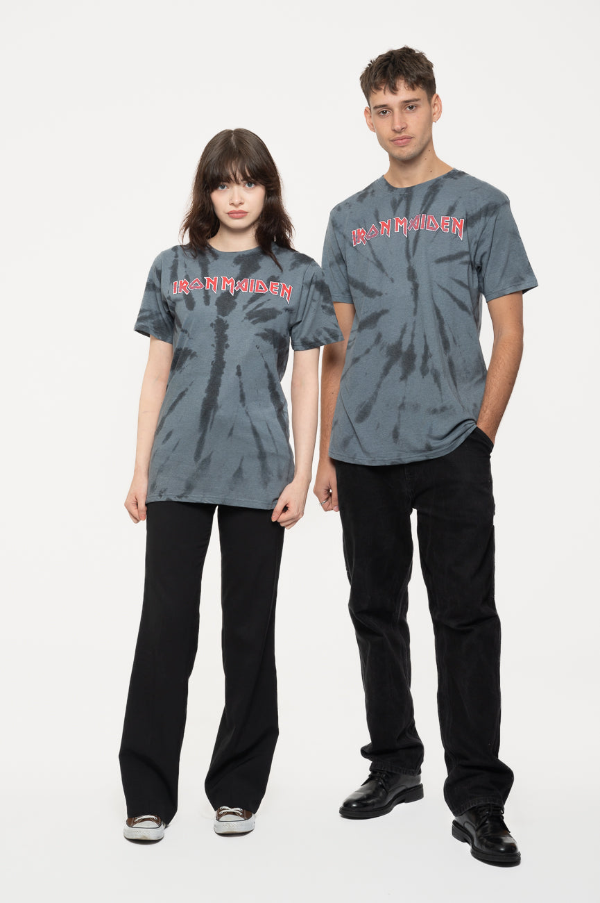 Iron Maiden Band Logo Tie Dye T Shirt product image 2