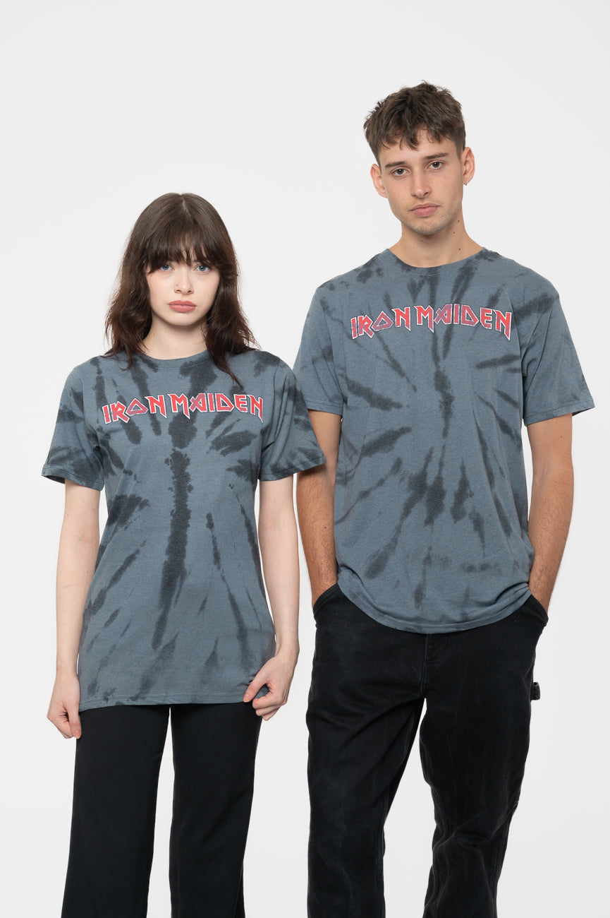 Iron Maiden Band Logo Tie Dye T Shirt product image 1