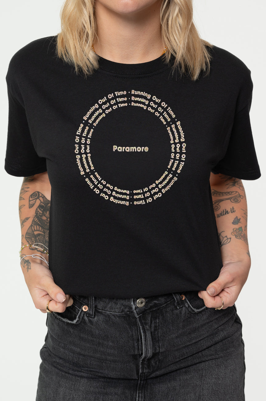 Paramore Running Out Of Time Clock T Shirt product image 3