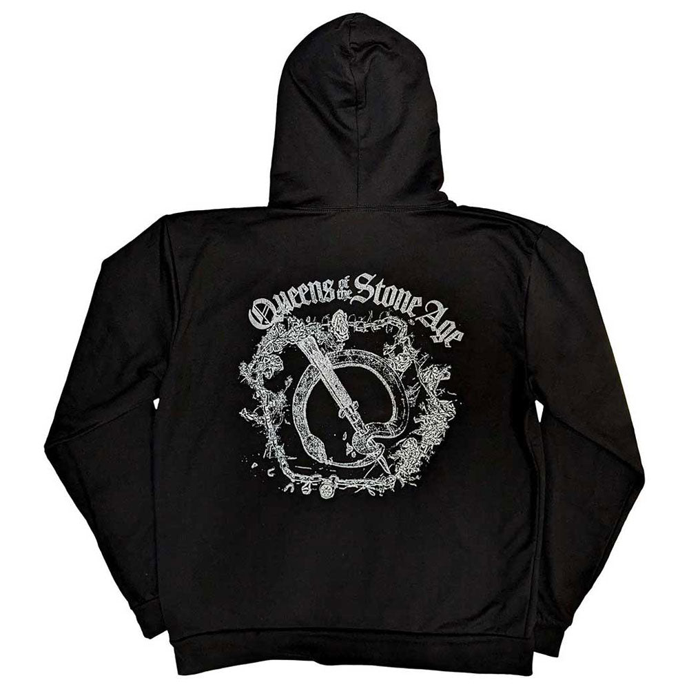 Queens Of The Stone Age Floral Chains Pullover Hoodie product image 2