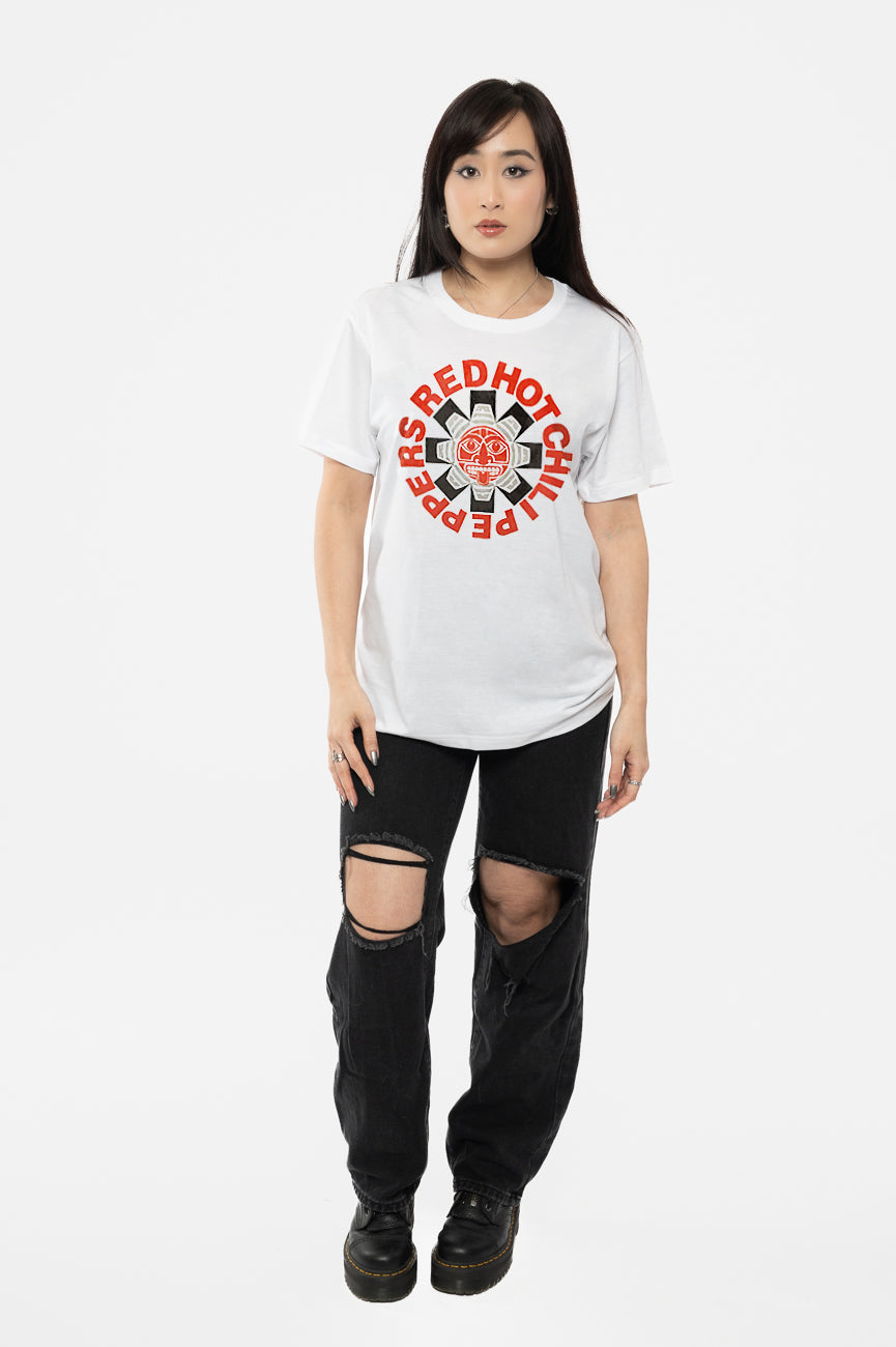 Red Hot Chili Peppers Aztec Band Logo T Shirt product image 2