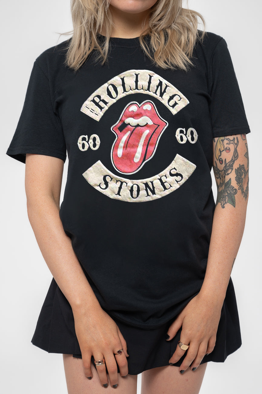The Rolling Stones Sixty Biker Tongue Skinny Fit T Shirt product image 3
