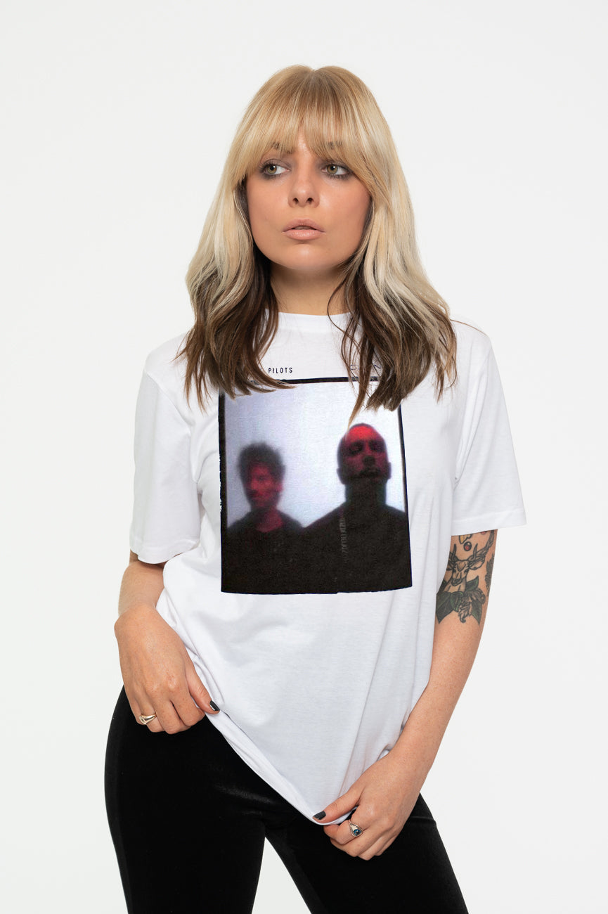 Twenty One Pilots Red Film Band Logo T Shirt product image 1