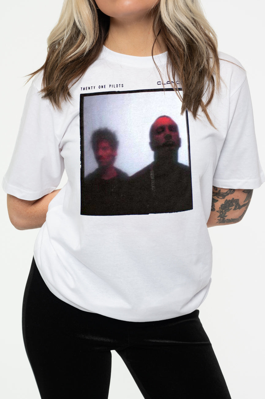 Twenty One Pilots Red Film Band Logo T Shirt product image 3