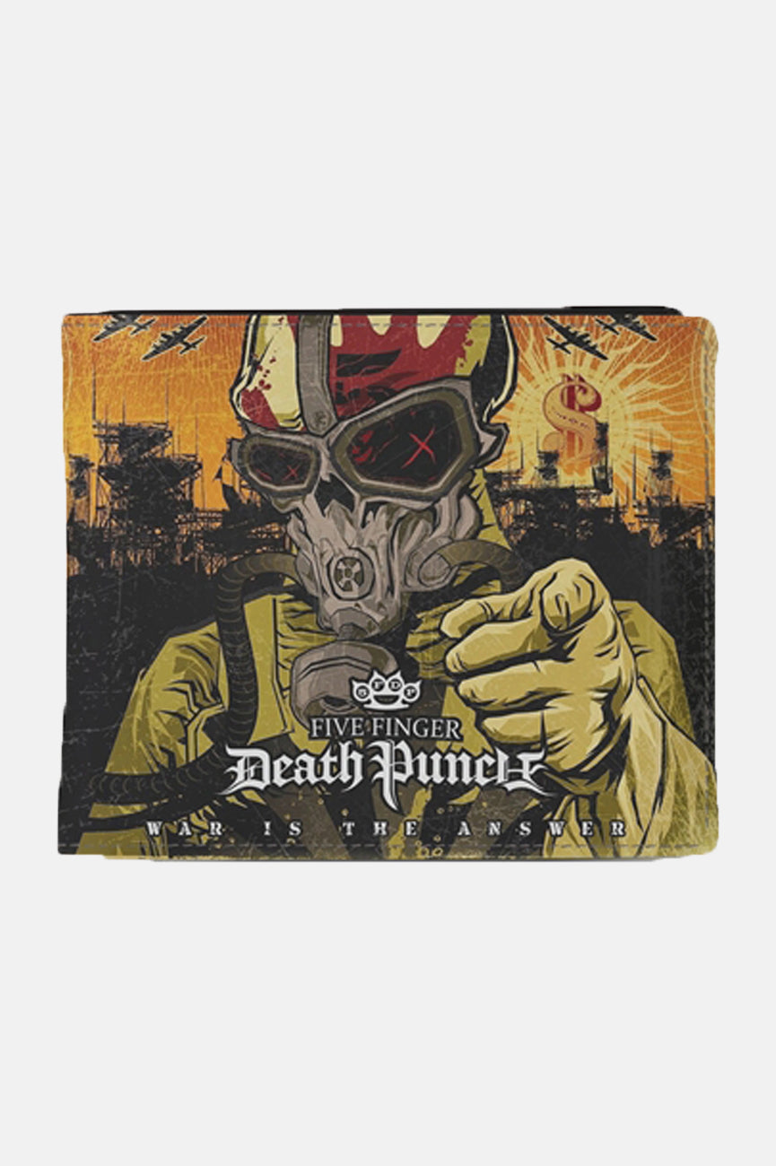 Five Finger Death Punch War Is The Answer Bifold Wallet
